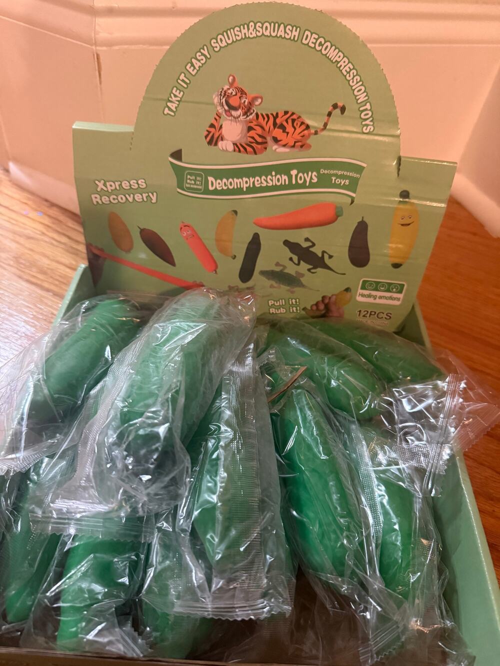 Cucumber Pickle Squeeze Squishy Stress Relief